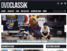 Tablet Screenshot of dvdclassik.com